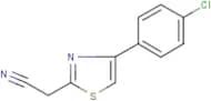 2-[4-(4-chlorophenyl)-1,3-thiazol-2-yl]acetonitrile