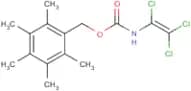 2,3,4,5,6-pentamethylbenzyl N-(1,2,2-trichlorovinyl)carbamate