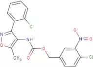 4-chloro-3-nitrobenzyl N-[3-(2-chlorophenyl)-5-methylisoxazol-4-yl]carbamate