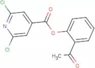 2-acetylphenyl 2,6-dichloroisonicotinate