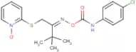 2-{[2-({[(4-chloroanilino)carbonyl]oxy}imino)-3,3-dimethylbutyl]thio}pyridinium-1-olate
