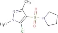 5-Chloro-1,3-dimethyl-4-(tetrahydro-1H-pyrrol-1-ylsulphonyl)-1H-pyrazole