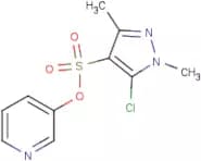 3-pyridyl 5-chloro-1,3-dimethyl-1H-pyrazole-4-sulphonate