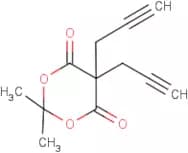 2,2-dimethyl-5,5-diprop-2-ynyl-1,3-dioxane-4,6-dione