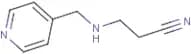3-[(4-pyridylmethyl)amino]propanenitrile