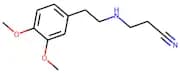 3-[(3,4-dimethoxyphenethyl)amino]propanenitrile