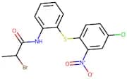 N1-{2-[(4-chloro-2-nitrophenyl)thio]phenyl}-2-bromopropanamide