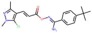 O1-[3-(5-chloro-1,3-dimethyl-1H-pyrazol-4-yl)acryloyl]-4-(tert-butyl)benzene-1-carbohydroximamide