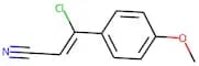 3-chloro-3-(4-methoxyphenyl)acrylonitrile