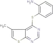 2-[(5-Methylthieno[2,3-d]pyrimidin-4-yl)thio]aniline
