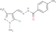 N'1-[(5-chloro-1,3-dimethyl-1H-pyrazol-4-yl)methylidene]-4-methylbenzene-1-carbohydrazide