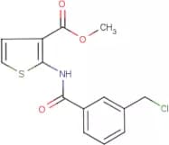Methyl 2-{[3-(chloromethyl)benzoyl]amino}thiophene-3-carboxylate