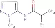 2-bromo-N-(1-methyl-1H-pyrazol-5-yl)propanamide