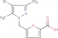 5-[(4-Bromo-3,5-dimethyl-1H-pyrazol-1-yl)methyl]-2-furoic acid
