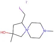 3-hydroxy-1-(iodomethyl)-3,8-dimethyl-8-aza-5-azoniaspiro[4.5]decane iodide