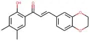 3-(2,3-dihydro-1,4-benzodioxin-6-yl)-1-(2-hydroxy-4,5-dimethylphenyl)prop-2-en-1-one