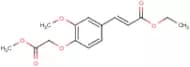 ethyl 3-[3-methoxy-4-(2-methoxy-2-oxoethoxy)phenyl]acrylate