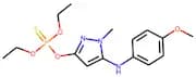 O,O-diethyl O-[5-(4-methoxyanilino)-1-methyl-1H-pyrazol-3-yl] phosphothioate