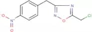 5-(Chloromethyl)-3-(4-nitrobenzyl)-1,2,4-oxadiazole