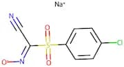 sodium (4-chlorophenyl)[2-nitrilo(oxido)ethanimidoyl]dioxo-λ~6~-sulphane