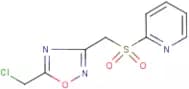 5-(chloromethyl)-3-[(2-pyridylsulphonyl)methyl]-1,2,4-oxadiazole
