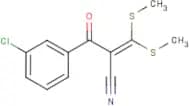 2-(3-chlorobenzoyl)-3,3-di(methylthio)acrylonitrile