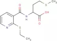 2-({[2-(Ethylthio)-3-pyridyl]carbonyl}amino)-4-(methylthio)butanoic acid