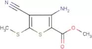 Methyl 3-amino-4-cyano-5-(methylthio)thiophene-2-carboxylate
