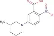 5-(3-Methylpiperidin-1-yl)-2-nitrobenzoic acid