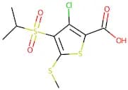 3-chloro-4-(isopropylsulphonyl)-5-(methylthio)thiophene-2-carboxylic acid