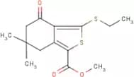Methyl 3-(ethylthio)-6,6-dimethyl-4-oxo-4,5,6,7-tetrahydrobenzo[c]thiophene-1-carboxylate