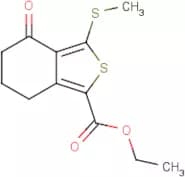 Ethyl 3-(methylsulphanyl)-4-oxo-4,5,6,7-tetrahydrobenzo[c]thiophene-1-carboxylate