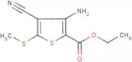 ethyl 3-amino-4-cyano-5-(methylthio)thiophene-2-carboxylate