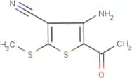 5-Acetyl-4-amino-2-(methylthio)thiophene-3-carbonitrile