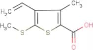 3-methyl-5-(methylthio)-4-vinylthiophene-2-carboxylic acid