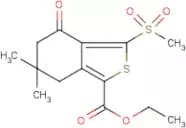 ethyl 6,6-dimethyl-3-(methylsulphonyl)-4-oxo-4,5,6,7-tetrahydrobenzo[c]thiophene-1-carboxylate