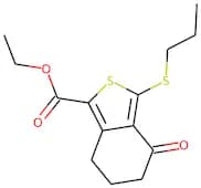 ethyl 4-oxo-3-(propylthio)-4,5,6,7-tetrahydrobenzo[c]thiophene-1-carboxylate