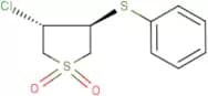 3-Chloro-4-(phenylthio)tetrahydro-1H-1λ~6~-thiophene-1,1-dione