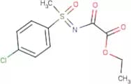 ethyl 2-{[1-(4-chlorophenyl)-1-methyl-1-oxo-λ~6~-sulphanylidene]amino}-2-oxoacetate