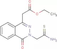 Ethyl 2-[3-(2-amino-2-thioxoethyl)-4-oxo-3,4-dihydrophthalazin-1-yl]acetate