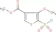 3-Methoxy-4-(methoxycarbonyl)thiophene-2-sulphonyl chloride