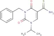 3-Benzyl-1-isopropyl-2,4-dioxo-1,2,3,4-tetrahydropyrimidine-5-carbothioamide