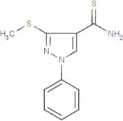 3-(methylthio)-1-phenyl-1H-pyrazole-4-carbothioamide