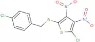 2-chloro-5-[(4-chlorobenzyl)thio]-3,4-dinitrothiophene