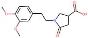 1-(3,4-Dimethoxyphenethyl)-5-oxopyrrolidine-3-carboxylic acid