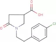 1-[2-(4-Chlorophenyl)ethyl]-5-oxopyrrolidine-3-carboxylic acid
