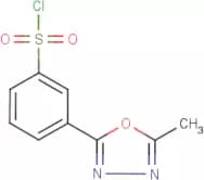 3-(5-Methyl-1,3,4-oxadiazol-2-yl)benzenesulphonyl chloride