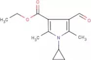 Ethyl 1-cyclopropyl-4-formyl-2,5-dimethyl-1H-pyrrole-3-carboxylate