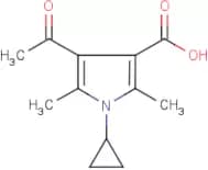4-acetyl-1-cyclopropyl-2,5-dimethyl-1H-pyrrole-3-carboxylic acid