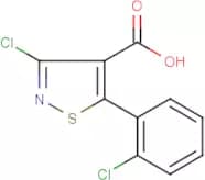 3-chloro-5-(2-chlorophenyl)isothiazole-4-carboxylic acid